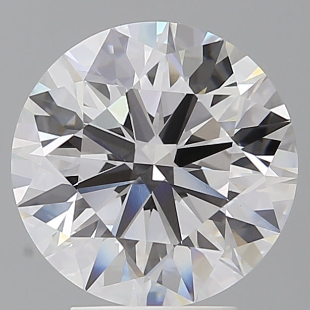 4.07 Carat Round Shaped, Ideal Cut, E Color, VVS2 Clarity, IGI Certified Lab Grown Diamond