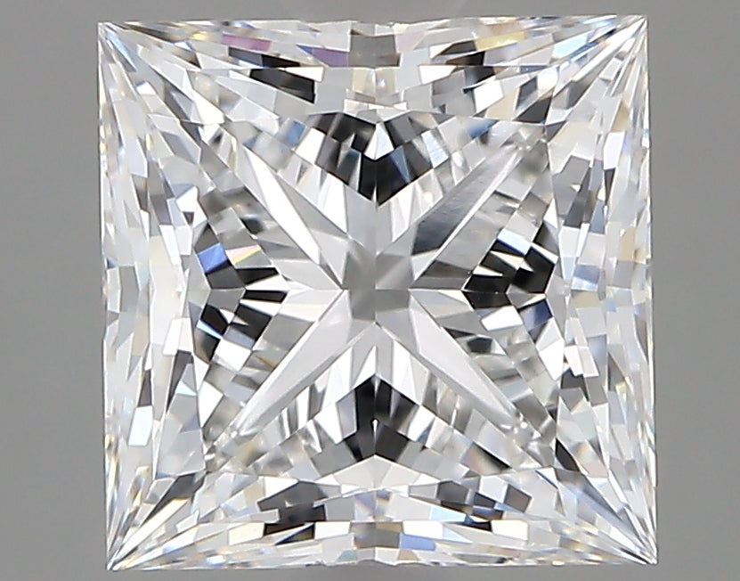 4.15 Carat Princess Shaped, Very Good Cut, E Color, VVS1 Clarity, IGI Certified Lab Grown Diamond