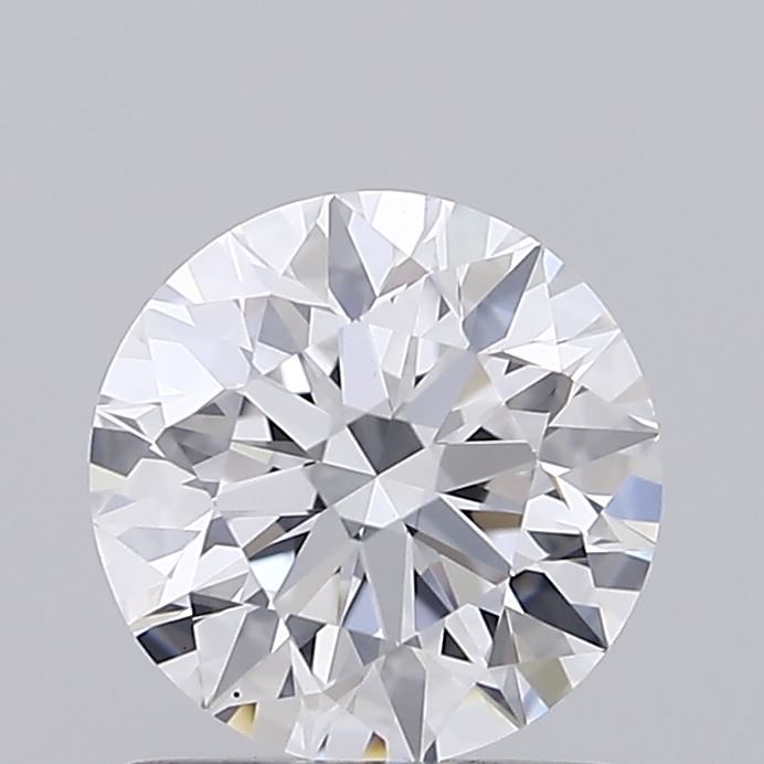 1.02 Carat Round Shaped, Ideal Cut, D Color, VVS2 Clarity, IGI Certified Lab Grown Diamond