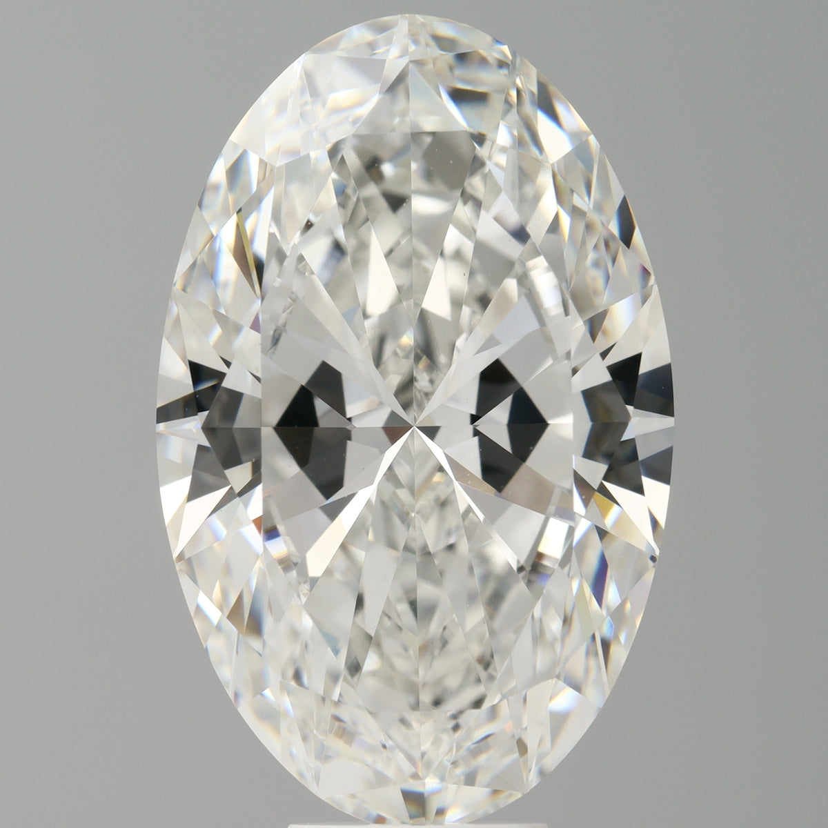 10.01 Carat Oval Shaped, Ideal Cut, F Color, VVS2 Clarity, IGI Certified Lab Grown Diamond