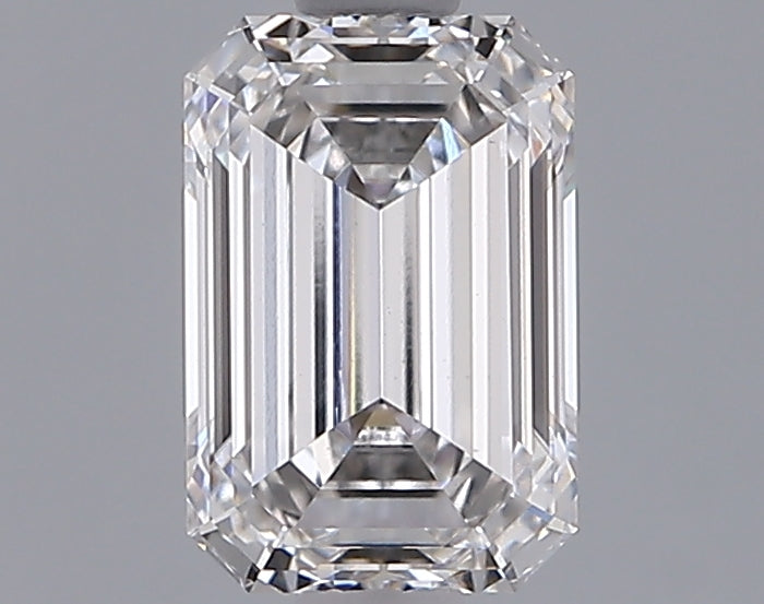 1.35 Carat Emerald Shaped, Ideal Cut, F Color, VS1 Clarity, IGI Certified Lab Grown Diamond