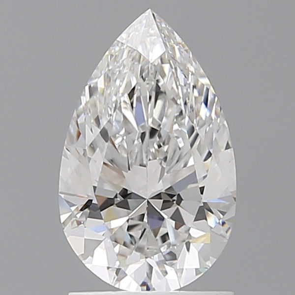1.58 Carat Pear Shaped, Ideal Cut, E Color, VVS2 Clarity, IGI Certified Lab Grown Diamond