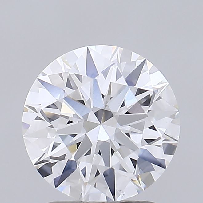 2.14 Carat Round Shaped, Ideal Cut, D Color, VS1 Clarity, IGI Certified Lab Grown Diamond