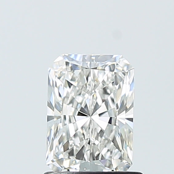 1.08 Carat Radiant Shaped, Ideal Cut, E Color, VVS2 Clarity, IGI Certified Lab Grown Diamond
