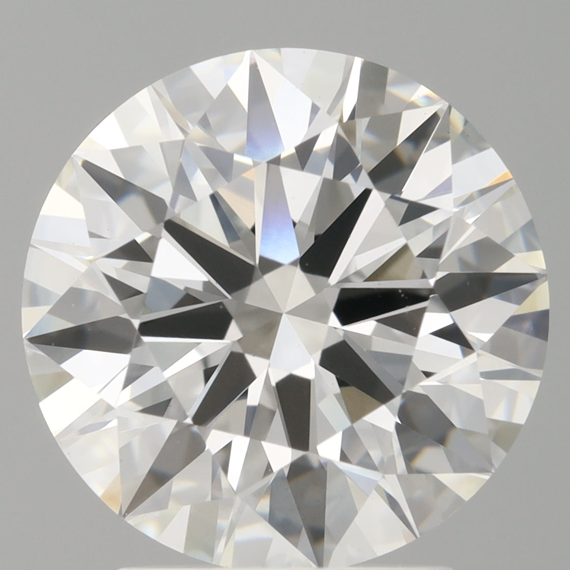 2.99 Carat Round Shaped, Excellent Cut, F Color, VVS2 Clarity, IGI Certified Lab Grown Diamond