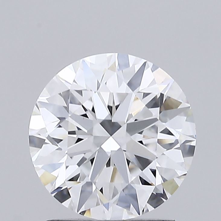 1.57 Carat Round Shaped, Ideal Cut, D Color, VVS2 Clarity, IGI Certified Lab Grown Diamond