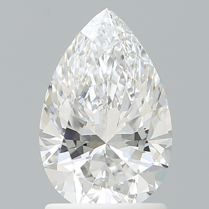 1.53 Carat Pear Shaped, Ideal Cut, D Color, VVS2 Clarity, IGI Certified Lab Grown Diamond