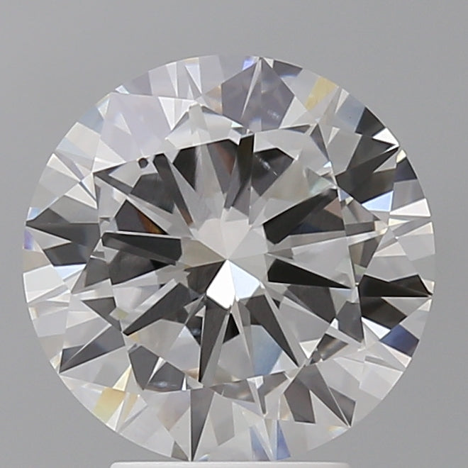 3.90 Carat Round Shaped, Excellent Cut, F Color, VS2 Clarity, IGI Certified Lab Grown Diamond