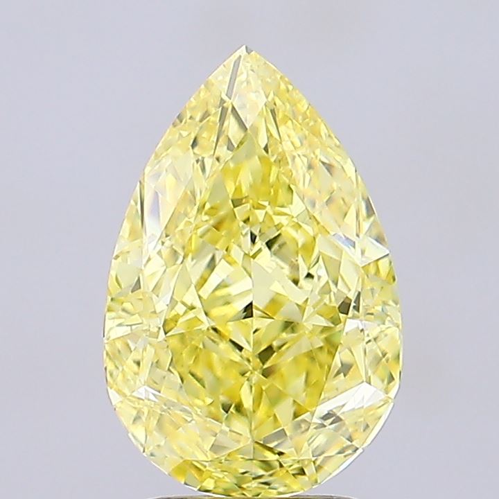 2.54 Carat Pear Shaped, Ideal Cut, VVS2 Clarity, IGI Certified Lab Grown Diamond
