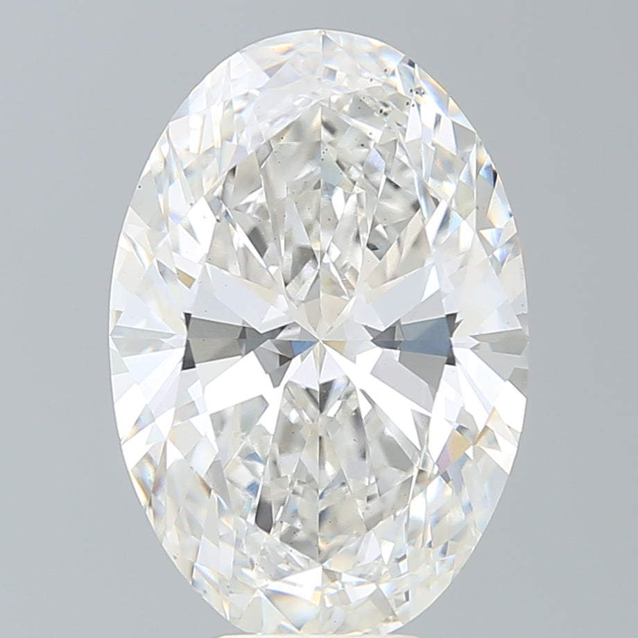 6.86 Carat Oval Shaped, Ideal Cut, F Color, VS2 Clarity, IGI Certified Lab Grown Diamond