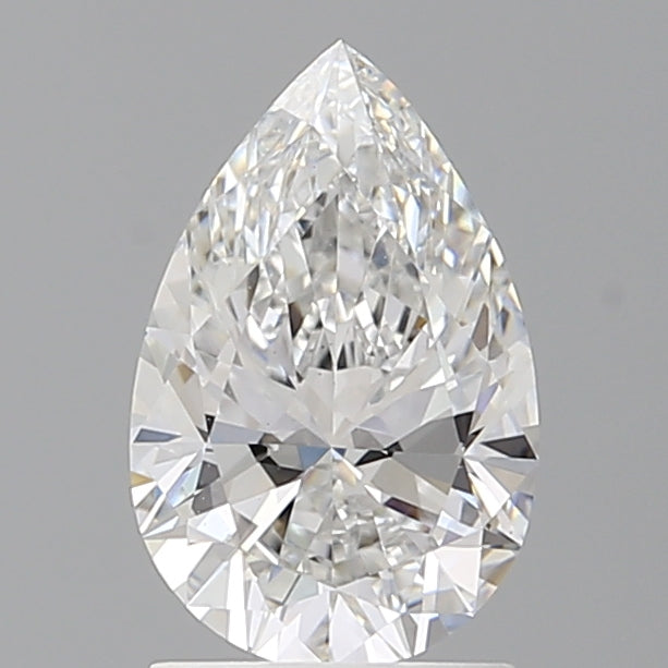 1.59 Carat Pear Shaped, Ideal Cut, E Color, VVS2 Clarity, IGI Certified Lab Grown Diamond
