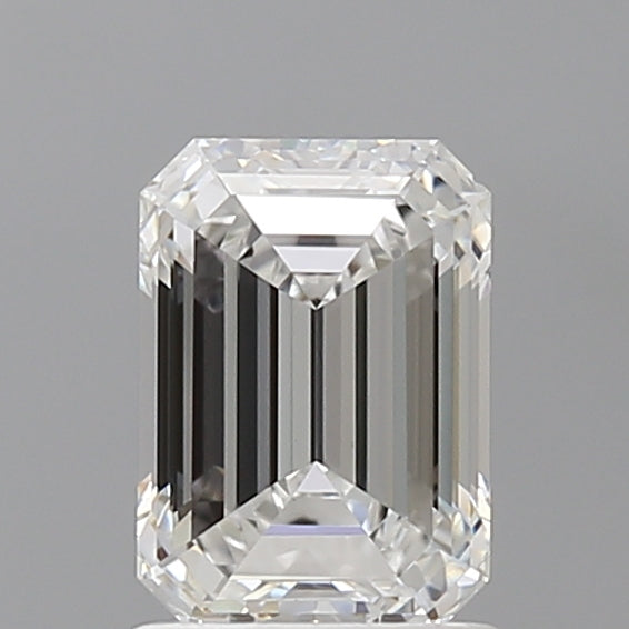 1.59 Carat Emerald Shaped, Ideal Cut, E Color, VVS2 Clarity, IGI Certified Lab Grown Diamond