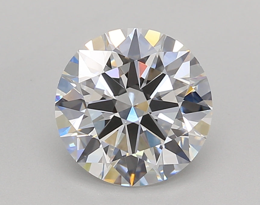 2.01 Carat Round Shaped, Ideal Cut, D Color, VVS2 Clarity, IGI Certified Lab Grown Diamond