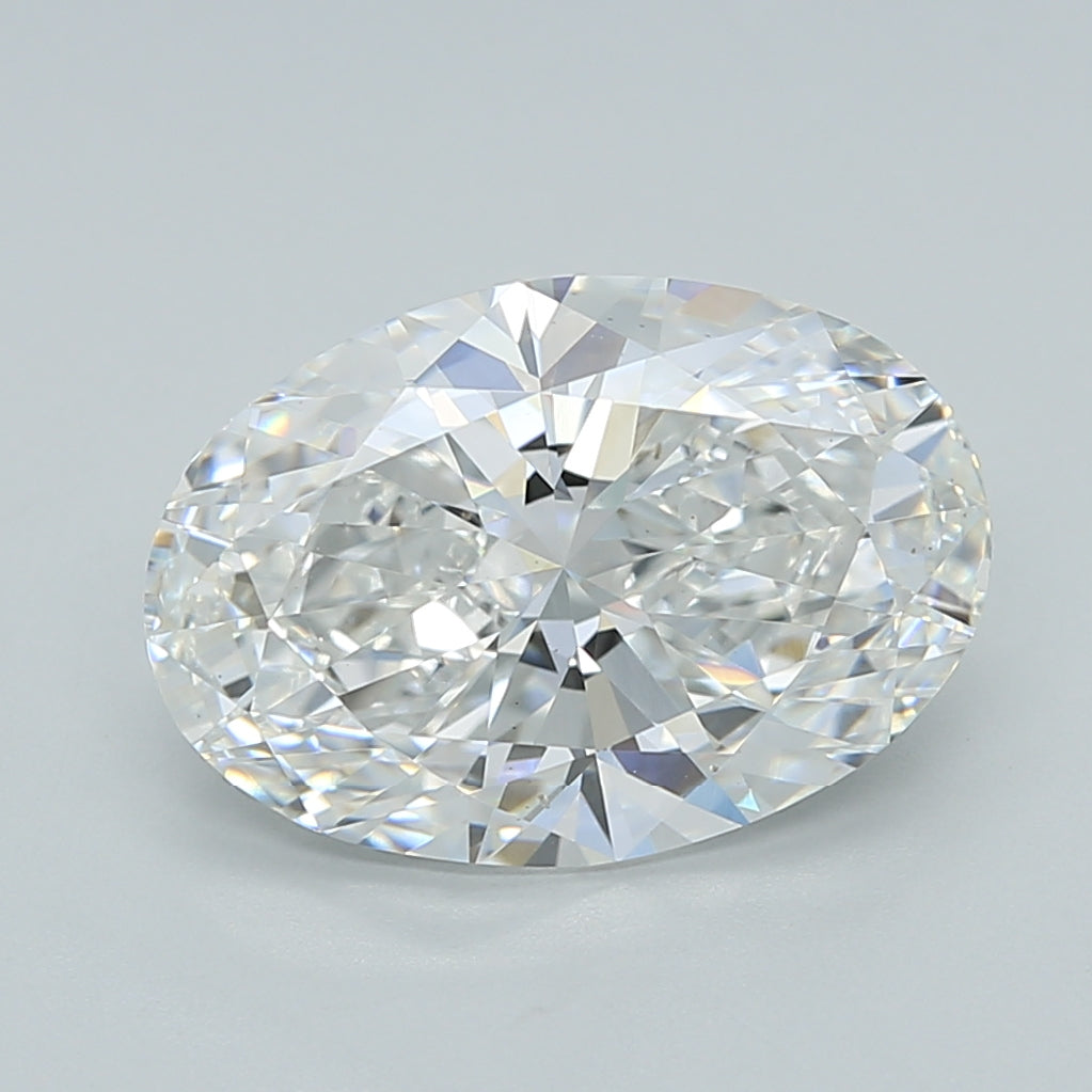 3.51 Carat Oval Shaped, Ideal Cut, E Color, VS1 Clarity, IGI Certified Lab Grown Diamond