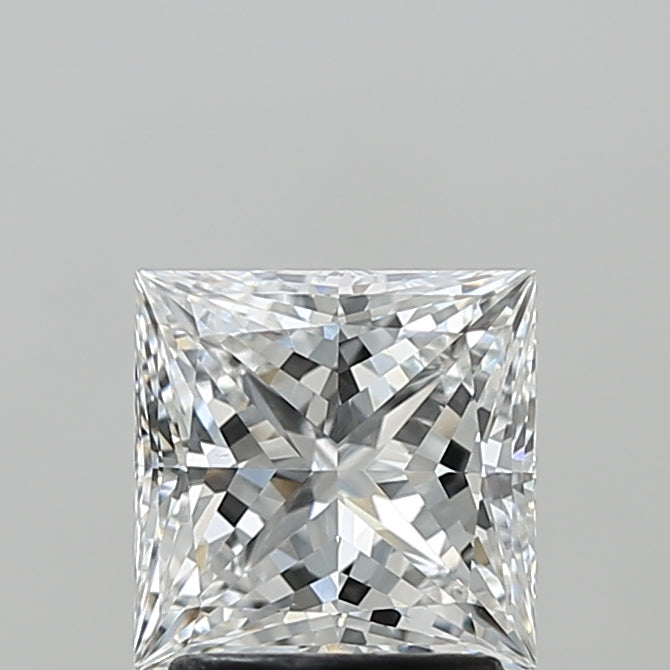 2.01 Carat Princess Shaped, Ideal Cut, E Color, VS1 Clarity, IGI Certified Lab Grown Diamond