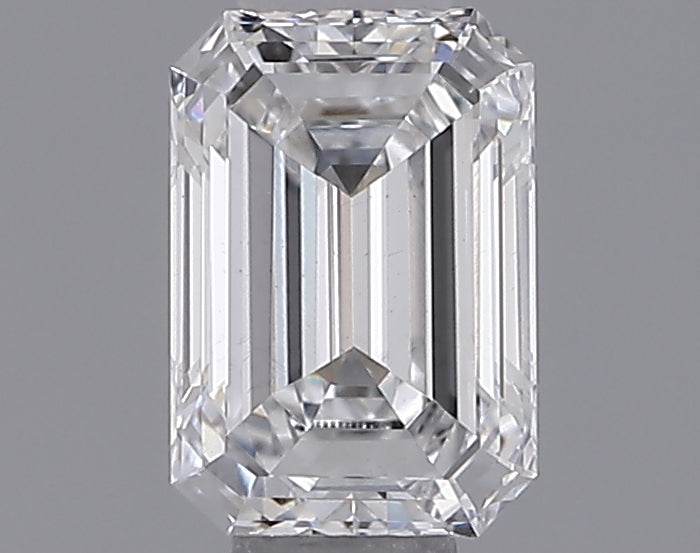 0.49 Carat Emerald Shaped, Ideal Cut, D Color, VS1 Clarity, IGI Certified Lab Grown Diamond