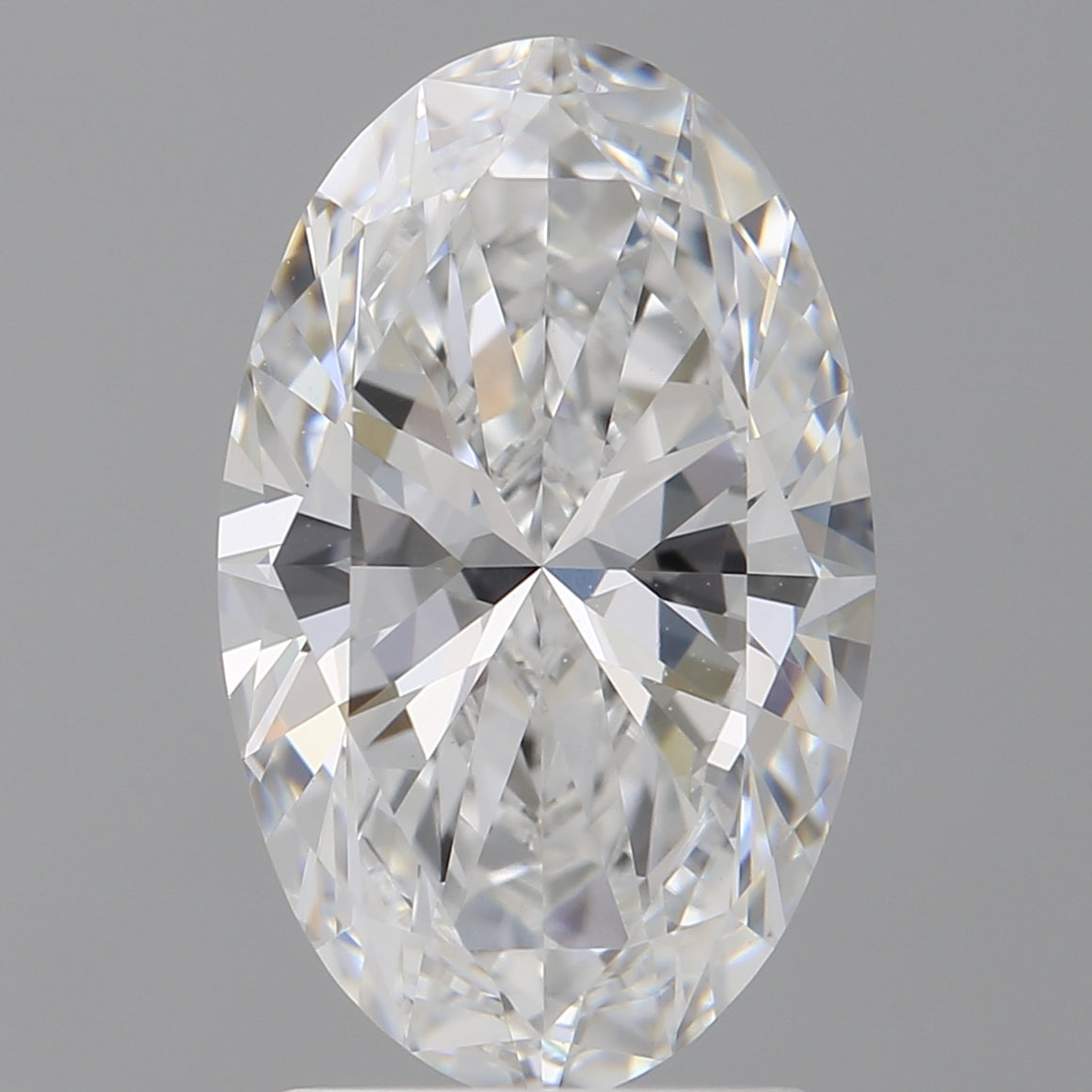 2.58 Carat Oval Shaped, Ideal Cut, E Color, VVS2 Clarity, IGI Certified Lab Grown Diamond