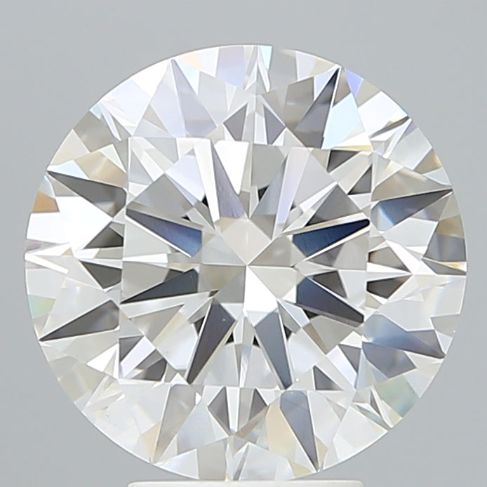 5.35 Carat Round Shaped, Excellent Cut, E Color, VVS2 Clarity, IGI Certified Lab Grown Diamond