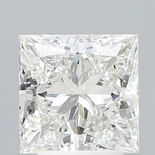 3.24 Carat Princess Shaped, Ideal Cut, F Color, VVS2 Clarity, IGI Certified Lab Grown Diamond