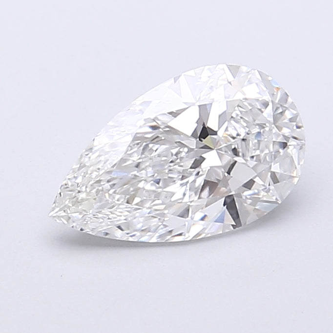 1.18 Carat Pear Shaped, Very Good Cut, D Color, VVS2 Clarity, IGI Certified Lab Grown Diamond