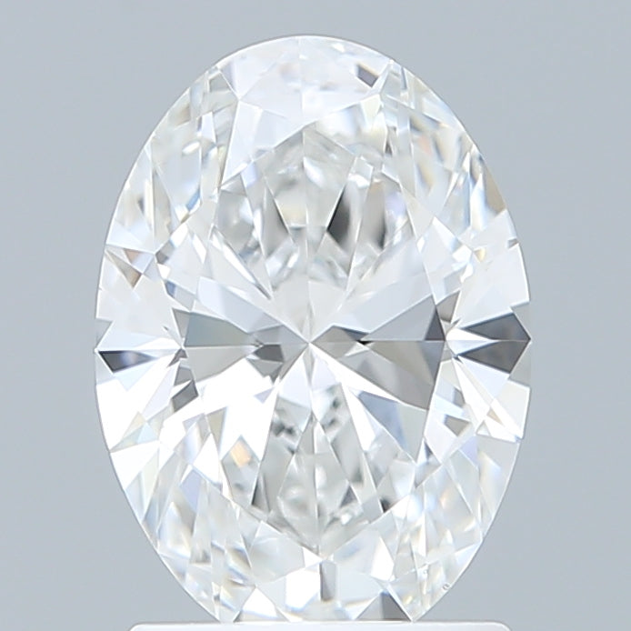 1.60 Carat Oval Shaped, Ideal Cut, D Color, VS1 Clarity, IGI Certified Lab Grown Diamond