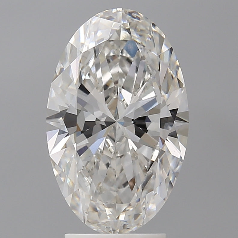 3.52 Carat Oval Shaped, Ideal Cut, F Color, VS1 Clarity, IGI Certified Lab Grown Diamond