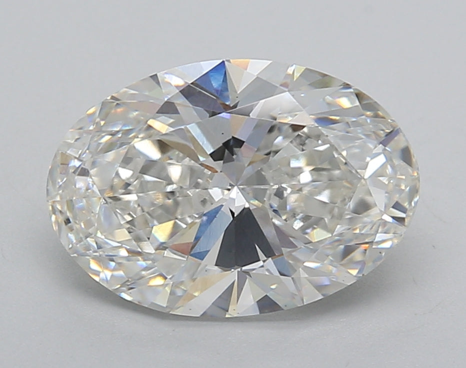 3.01 Carat Oval Shaped, Excellent Cut, F Color, VS1 Clarity, IGI Certified Lab Grown Diamond