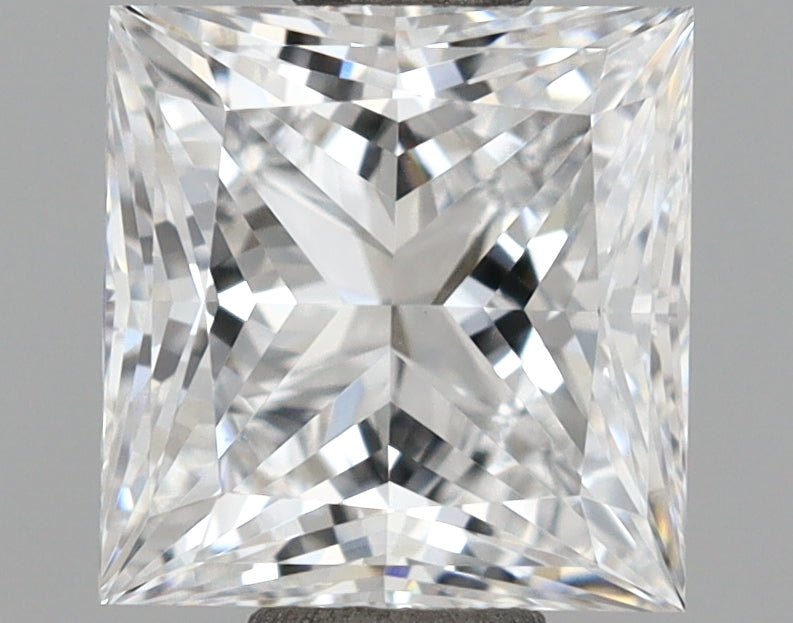 1.01 Carat Princess Shaped, Ideal Cut, D Color, VVS1 Clarity, IGI Certified Lab Grown Diamond