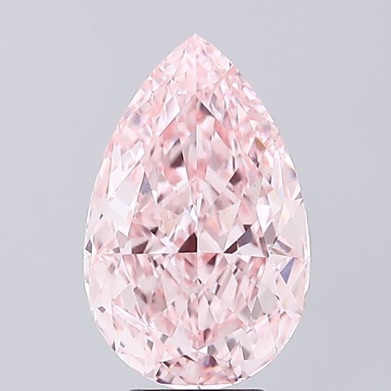 5.36 Carat Pear Shaped, Excellent Cut, VS1 Clarity, IGI Certified Lab Grown Diamond