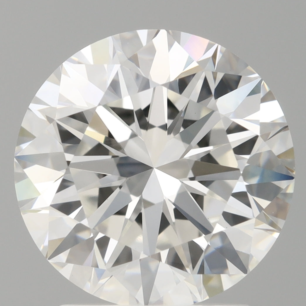 2.50 Carat Round Shaped, Excellent Cut, E Color, VVS2 Clarity, IGI Certified Lab Grown Diamond