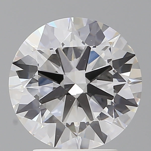 3.03 Carat Round Shaped, Excellent Cut, E Color, VVS2 Clarity, IGI Certified Lab Grown Diamond