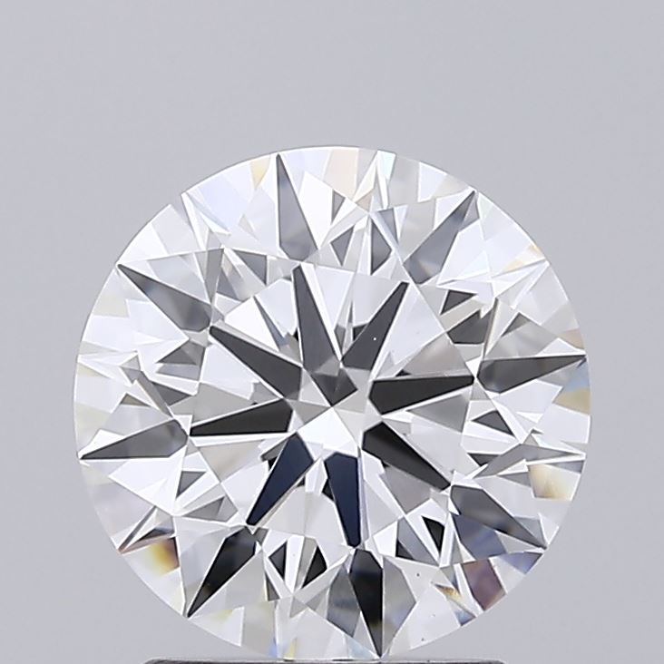2.22 Carat Round Shaped, Ideal Cut, E Color, VVS2 Clarity, IGI Certified Lab Grown Diamond