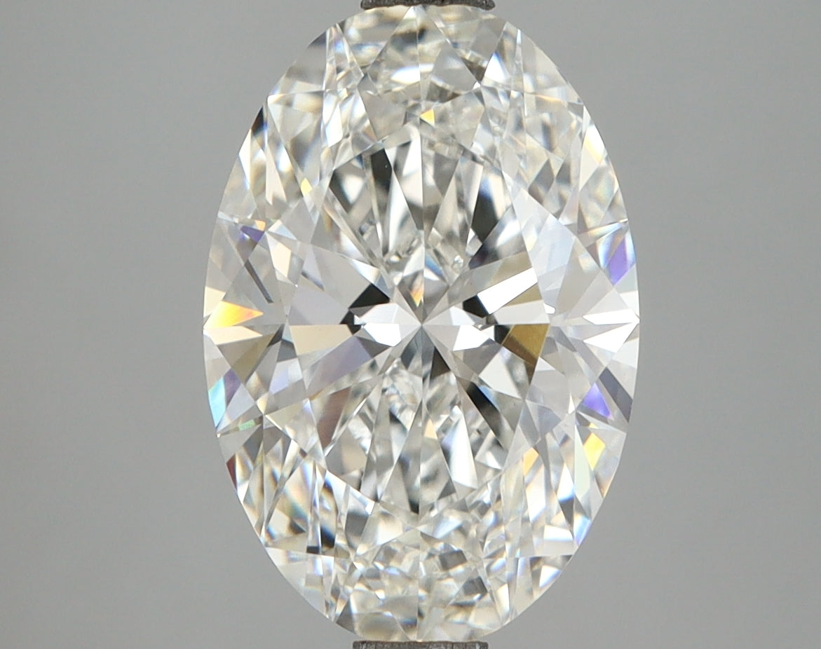 3.59 Carat Oval Shaped, Ideal Cut, F Color, VVS2 Clarity, IGI Certified Lab Grown Diamond