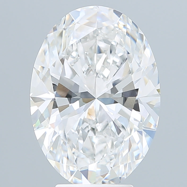 5.50 Carat Oval Shaped, Ideal Cut, E Color, VVS2 Clarity, IGI Certified Lab Grown Diamond