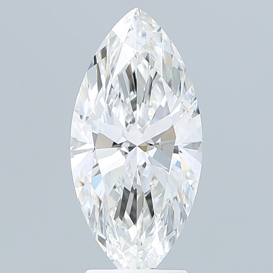 3.09 Carat Marquise Shaped, Ideal Cut, E Color, VS1 Clarity, IGI Certified Lab Grown Diamond