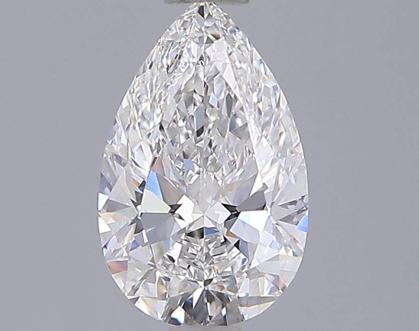1.28 Carat Pear Shaped, Ideal Cut, E Color, IF Clarity, IGI Certified Lab Grown Diamond