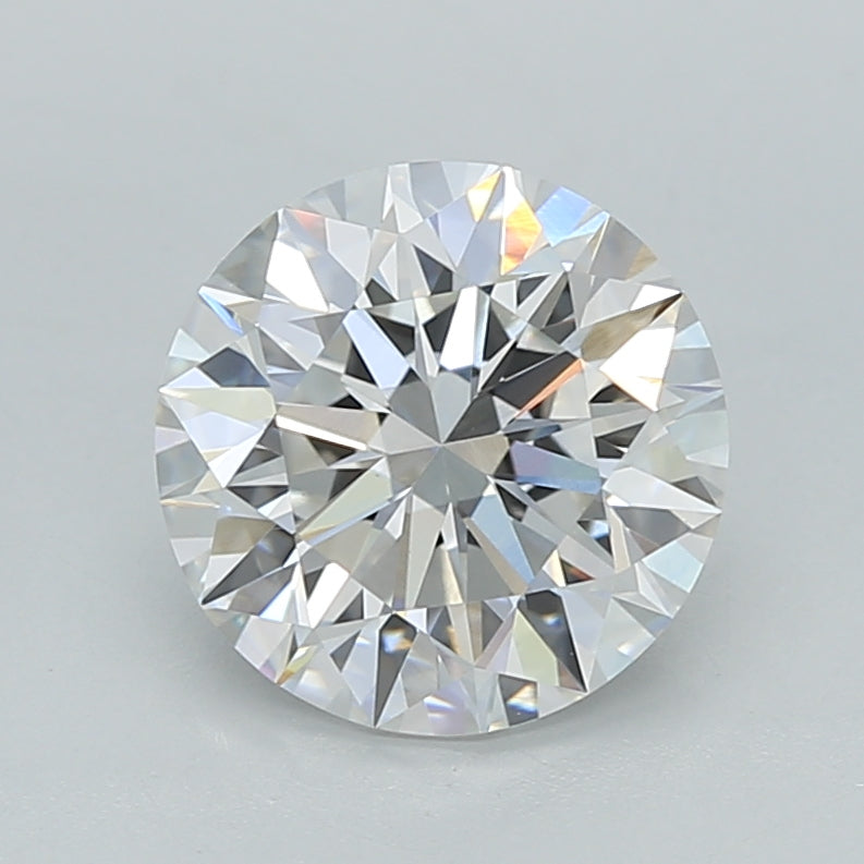 2.05 Carat Round Shaped, Excellent Cut, E Color, VVS2 Clarity, IGI Certified Lab Grown Diamond
