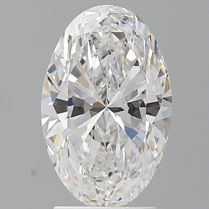 2.59 Carat Oval Shaped, Ideal Cut, D Color, VS1 Clarity, IGI Certified Lab Grown Diamond
