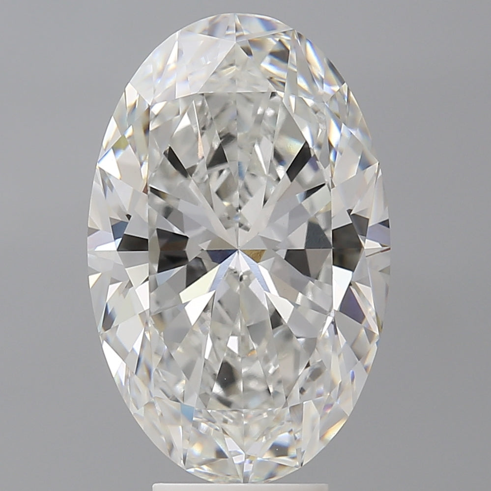 6.59 Carat Oval Shaped, Ideal Cut, F Color, VVS2 Clarity, IGI Certified Lab Grown Diamond