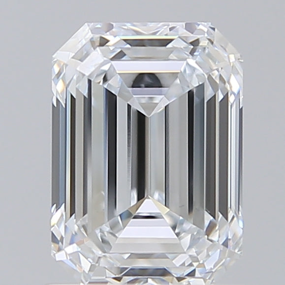 1.58 Carat Emerald Shaped, Ideal Cut, G Color, VS1 Clarity, IGI Certified Lab Grown Diamond
