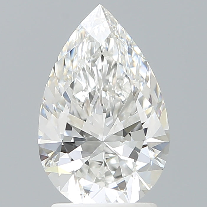 2.18 Carat Pear Shaped, Ideal Cut, E Color, VVS1 Clarity, IGI Certified Lab Grown Diamond