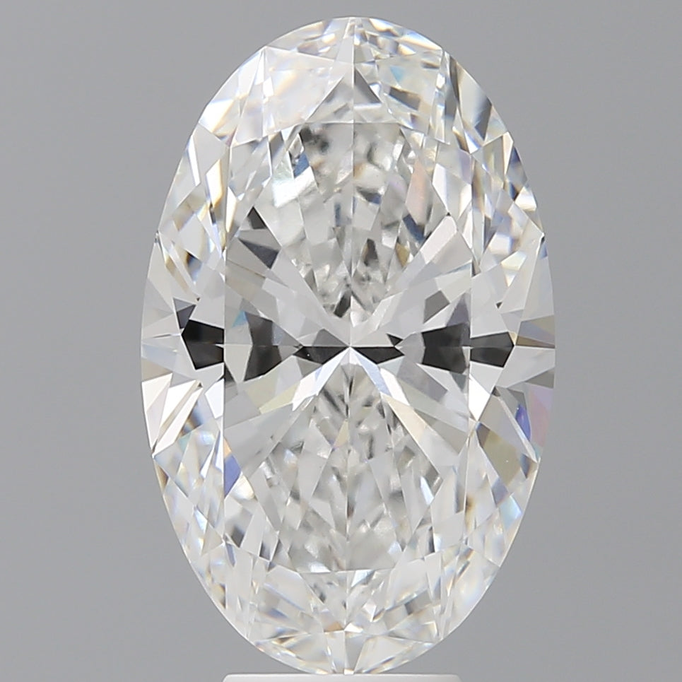 7.10 Carat Oval Shaped, Ideal Cut, E Color, VVS2 Clarity, IGI Certified Lab Grown Diamond