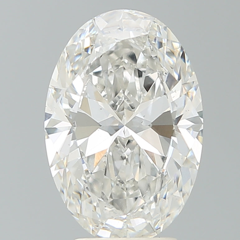 4.29 Carat Oval Shaped, Ideal Cut, F Color, VS2 Clarity, IGI Certified Lab Grown Diamond