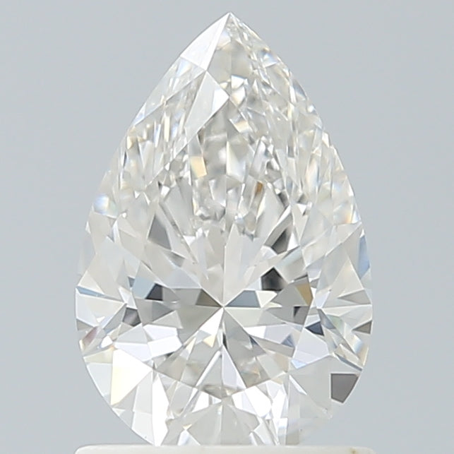 1.12 Carat Pear Shaped, Ideal Cut, F Color, VVS2 Clarity, IGI Certified Lab Grown Diamond