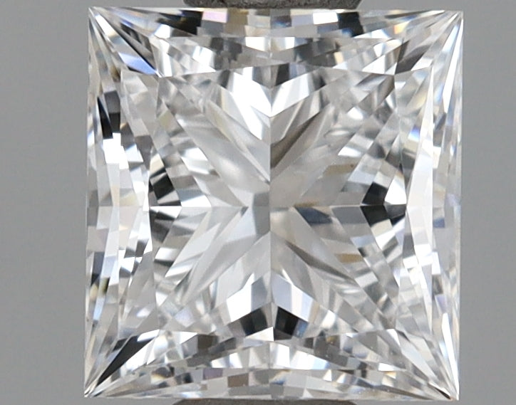1.02 Carat Princess Shaped, Ideal Cut, D Color, IF Clarity, IGI Certified Lab Grown Diamond
