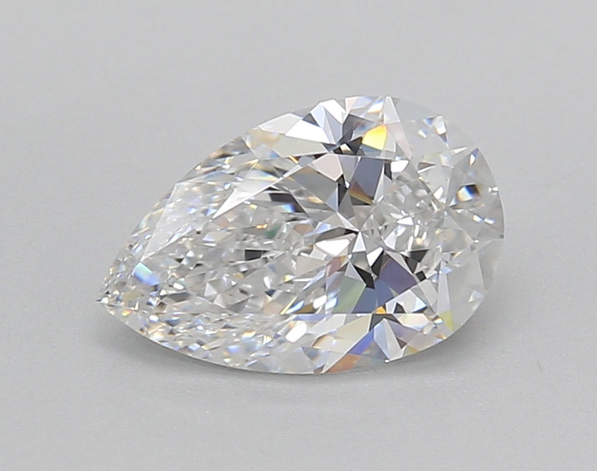 1.29 Carat Pear Shaped, Very Good Cut, D Color, VVS1 Clarity, IGI Certified Lab Grown Diamond