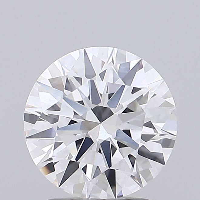 2.10 Carat Round Shaped, Ideal Cut, D Color, VVS2 Clarity, IGI Certified Lab Grown Diamond