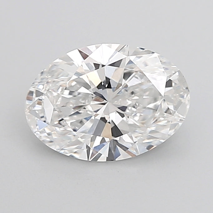3.02 Carat Oval Shaped, Ideal Cut, D Color, VVS2 Clarity, IGI Certified Lab Grown Diamond