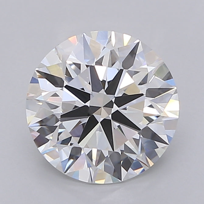 2.54 Carat Round Shaped, Ideal Cut, E Color, VVS2 Clarity, IGI Certified Lab Grown Diamond