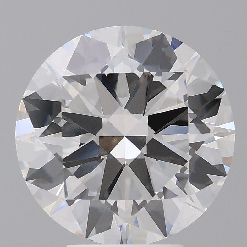 5.03 Carat Round Shaped, Excellent Cut, F Color, VVS2 Clarity, IGI Certified Lab Grown Diamond